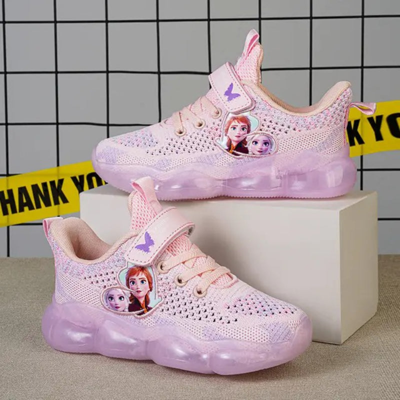 Frozen Elsa And Anna Mesh Running Shoes