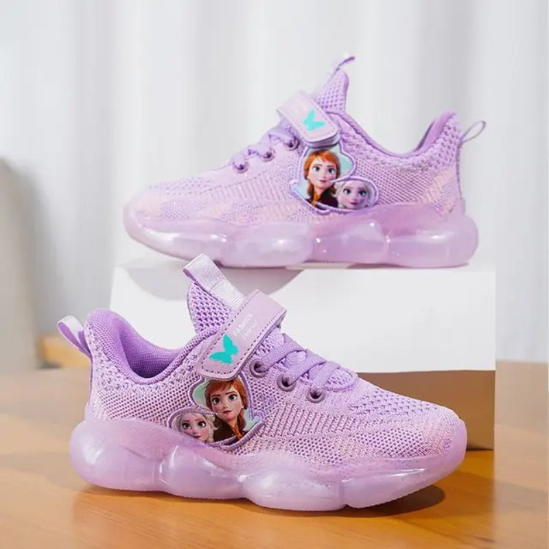 Frozen Elsa And Anna Mesh Running Shoes