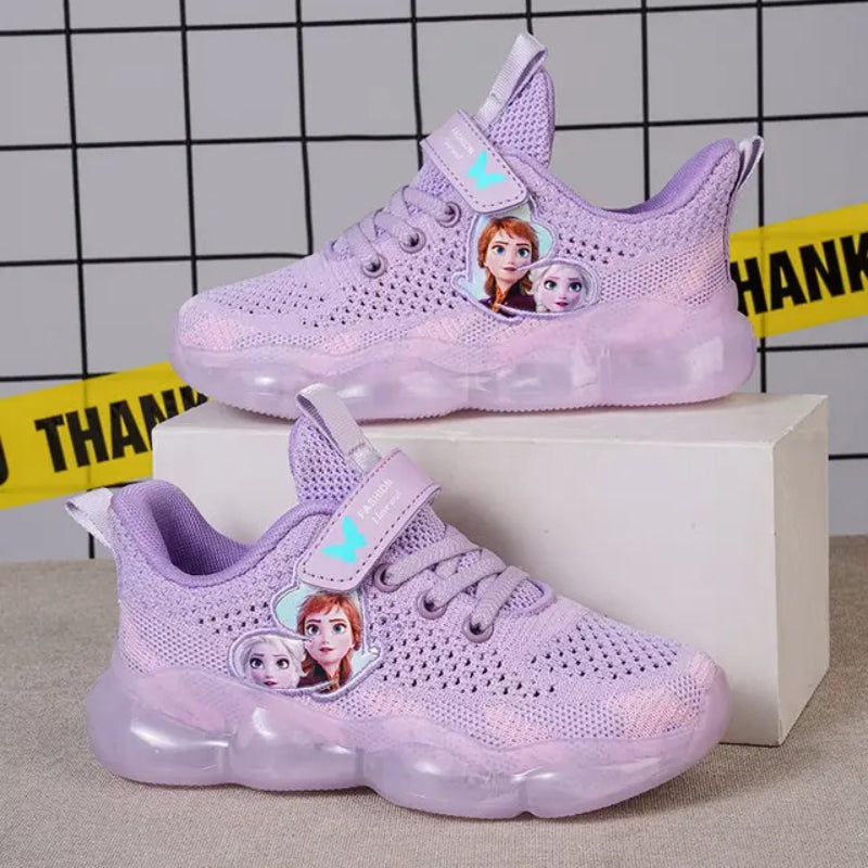 Frozen Elsa And Anna Mesh Running Shoes