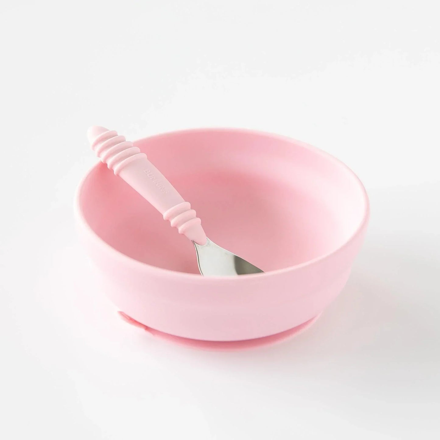 Siliconen grip kom: roze