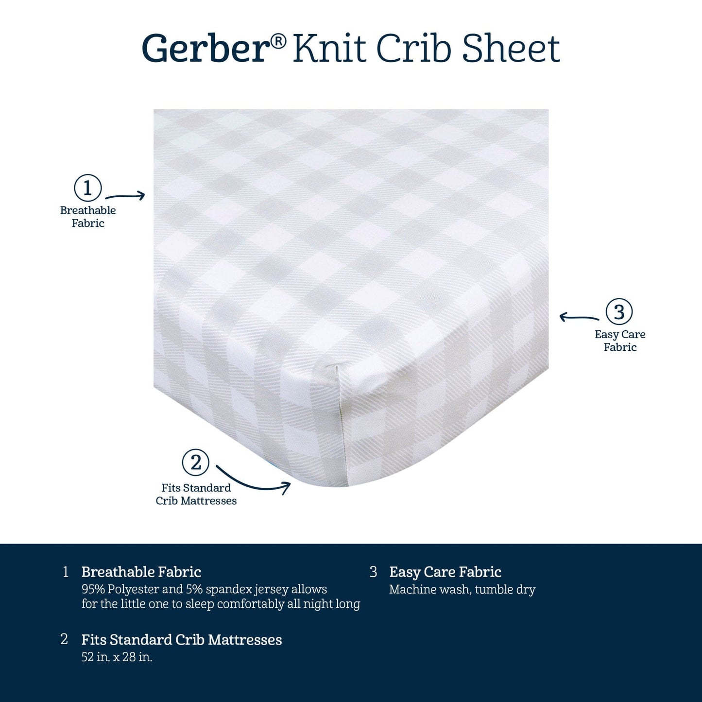 2-pack neutrale hemelse wieglakens