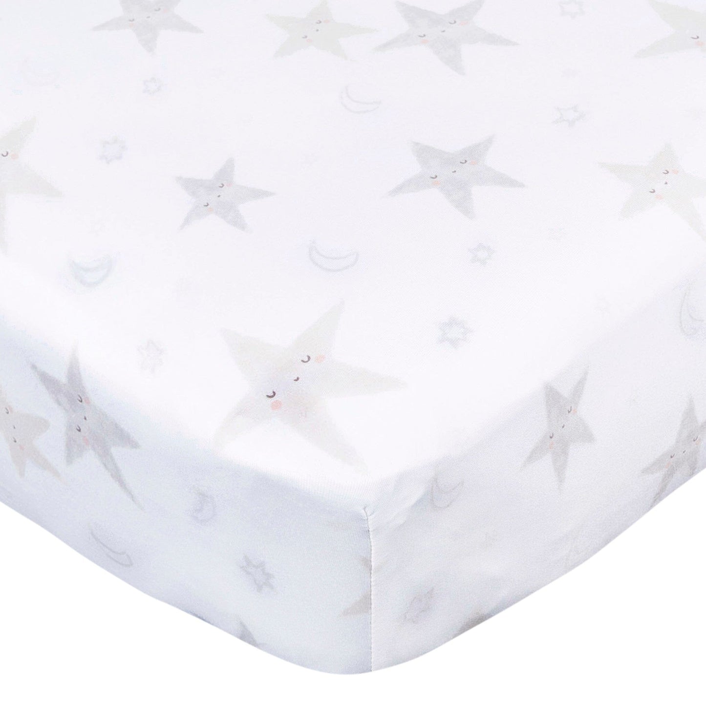 2-pack neutrale hemelse wieglakens