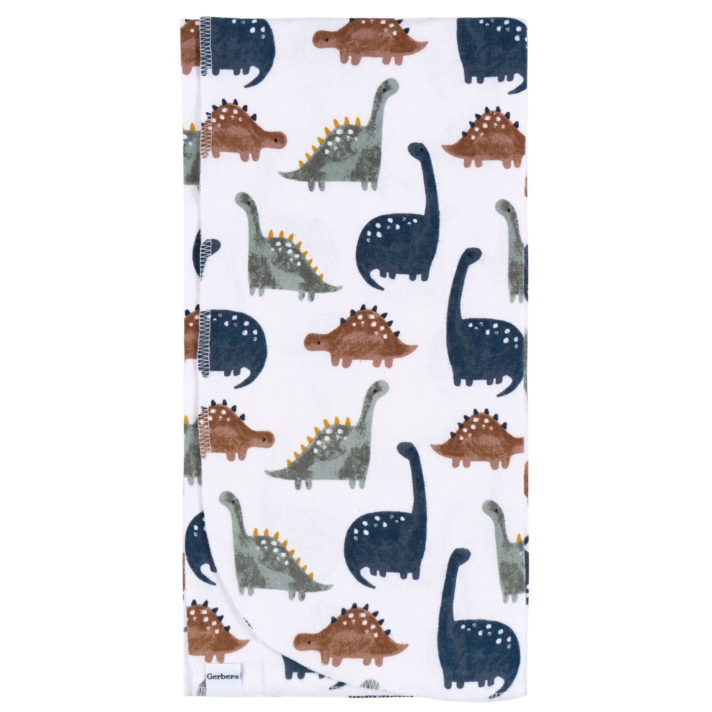 4-pack babyjongens Dino Time flanellen dekens