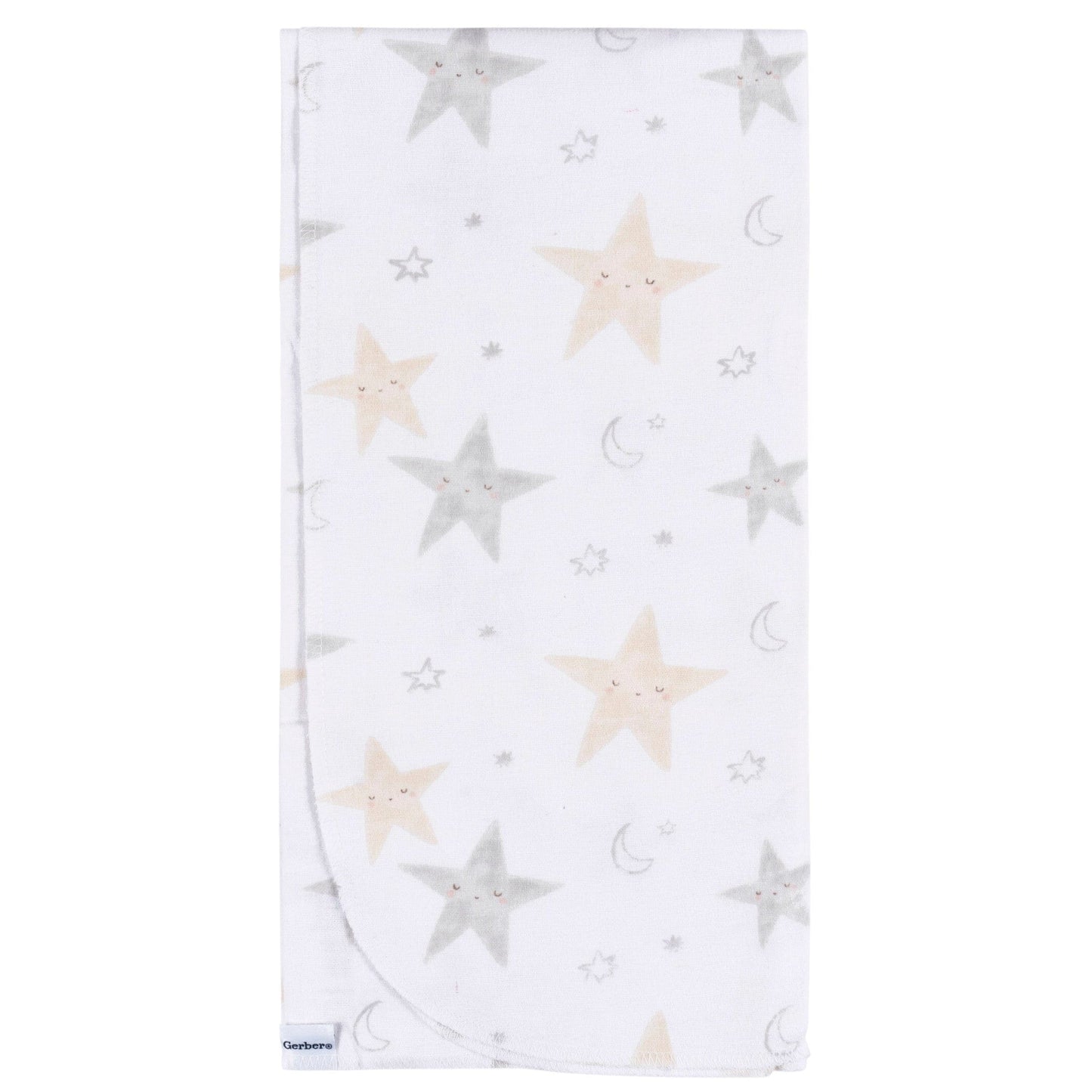 4-Pack Baby Neutral Celestial Flannel Blankets