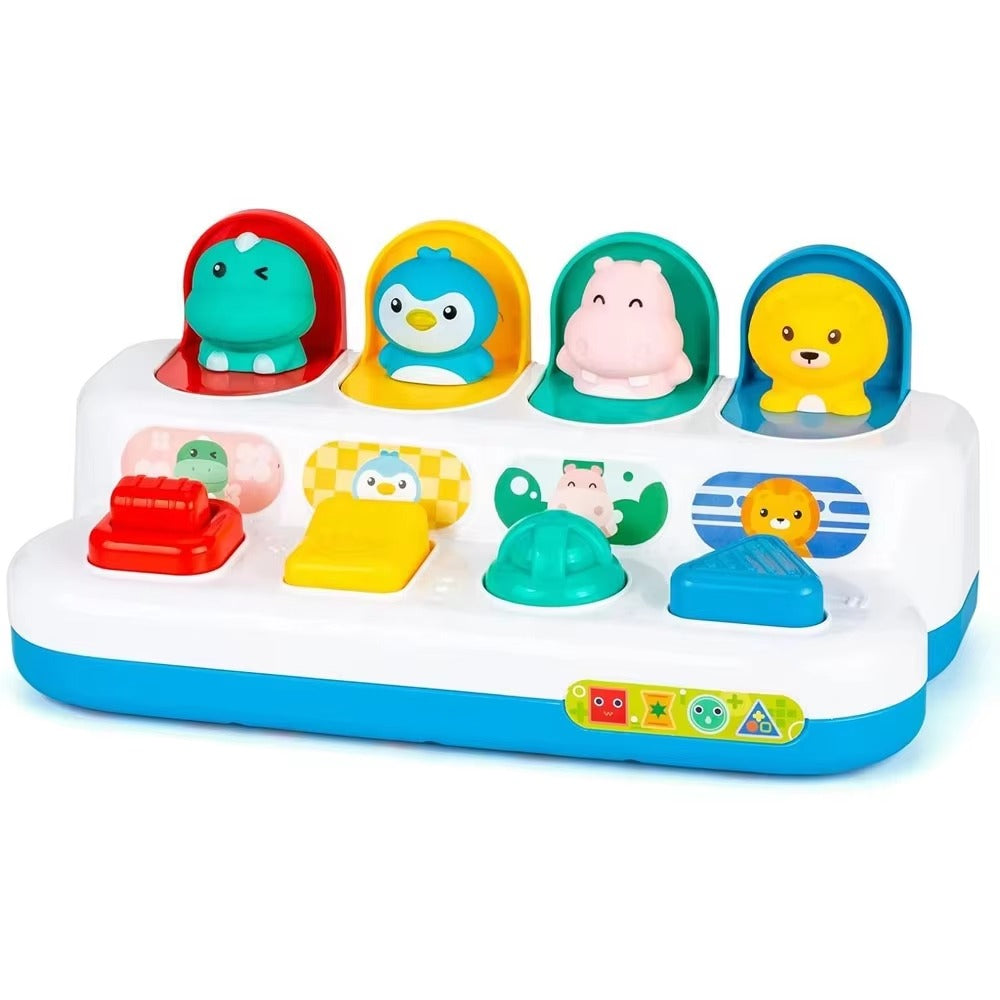 PopPress – Sensorik Drück & Pop Knopfbrett für Babys – Ab 6 Monaten