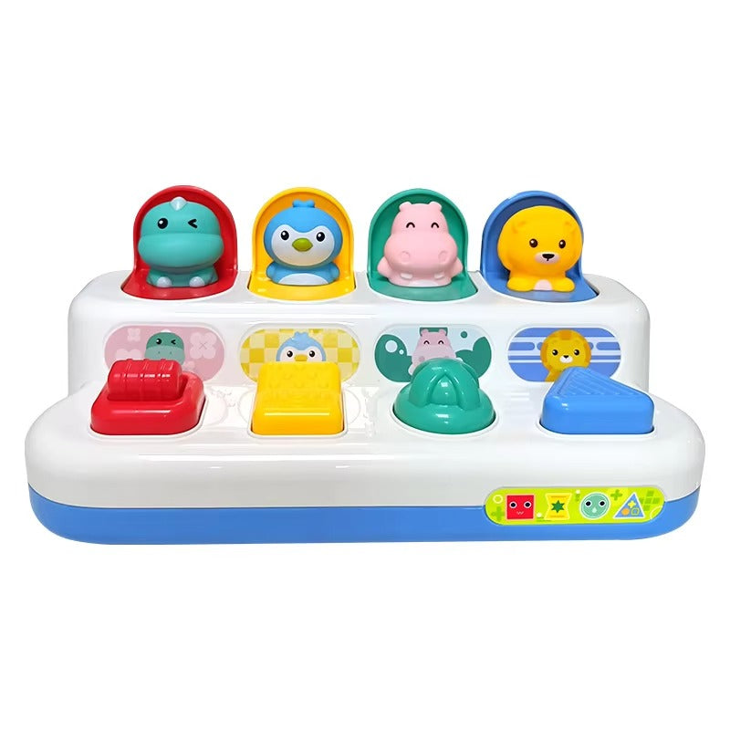 PopPress – Sensorik Drück & Pop Knopfbrett für Babys – Ab 6 Monaten