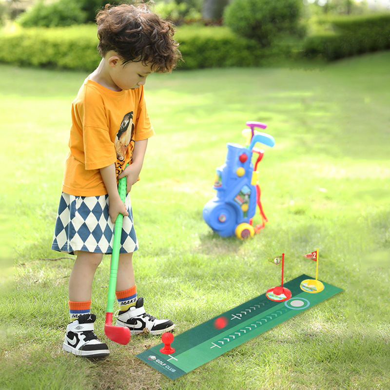 TeeChamp – Golf-Trolley-Set für Kinder ab 3 Jahren – Fördert Koordination und Aktives Spiel