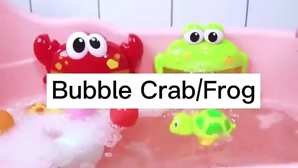 BubbleCrab&Friends - Musikalisches Badewannenspielzeug – Krabbe mit Blasen – Ab 2 Jahren