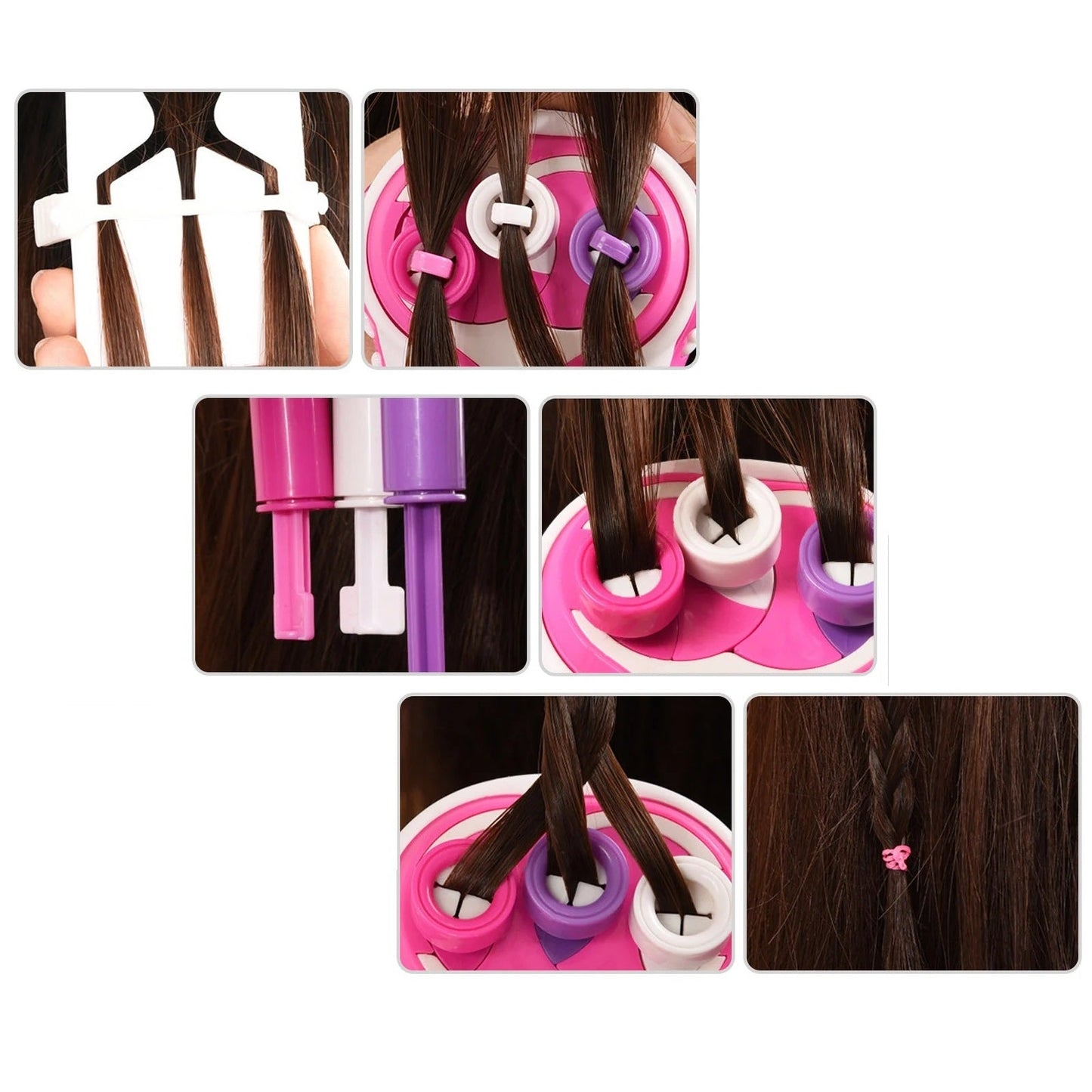 LittleStylist - Automatisches DIY-Haarflechtset mit Werkzeugen