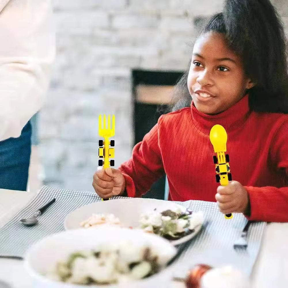 BuildBites – Konstruktions-Essgeschirr für Kinder ab 3+ – Fördert Kreatives Essen