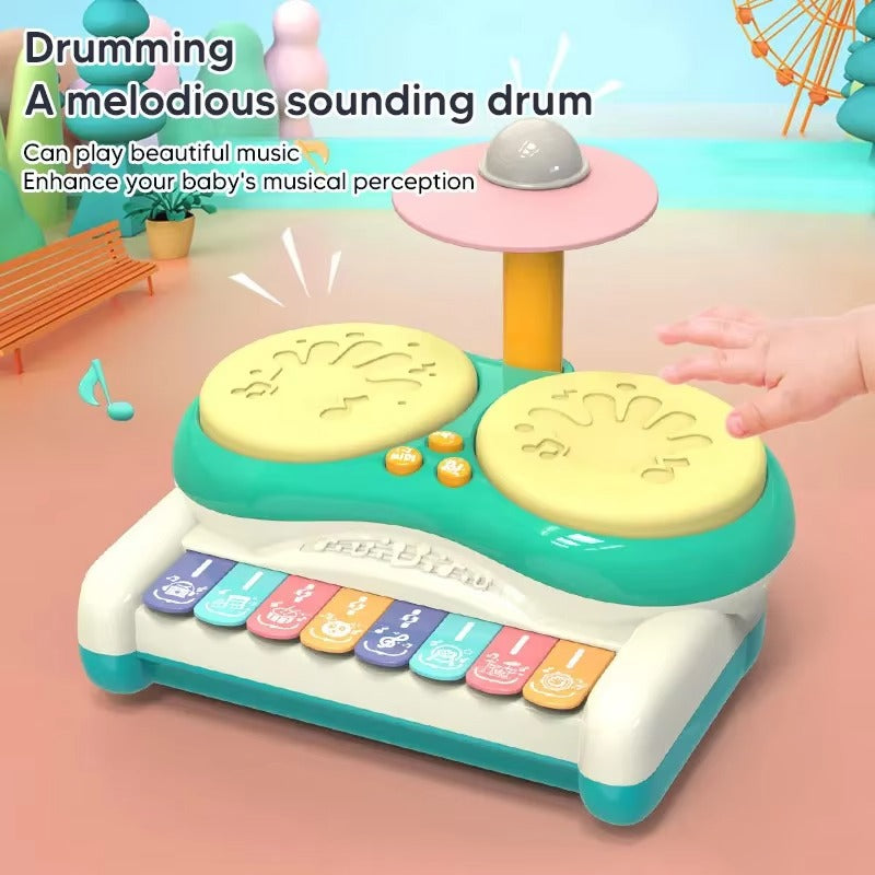 RhythmRookie – Kleinkind-Schlagzeug für Kinder ab 18 Monaten – Fördert musikalische Fähigkeiten & Koordination
