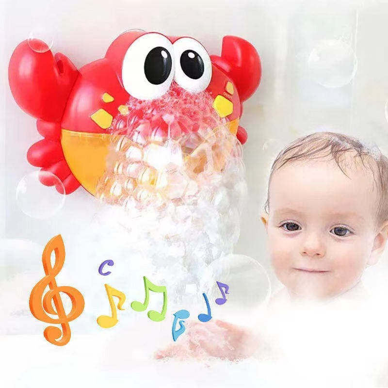 BubbleCrab&Friends - Musikalisches Badewannenspielzeug – Krabbe mit Blasen – Ab 2 Jahren