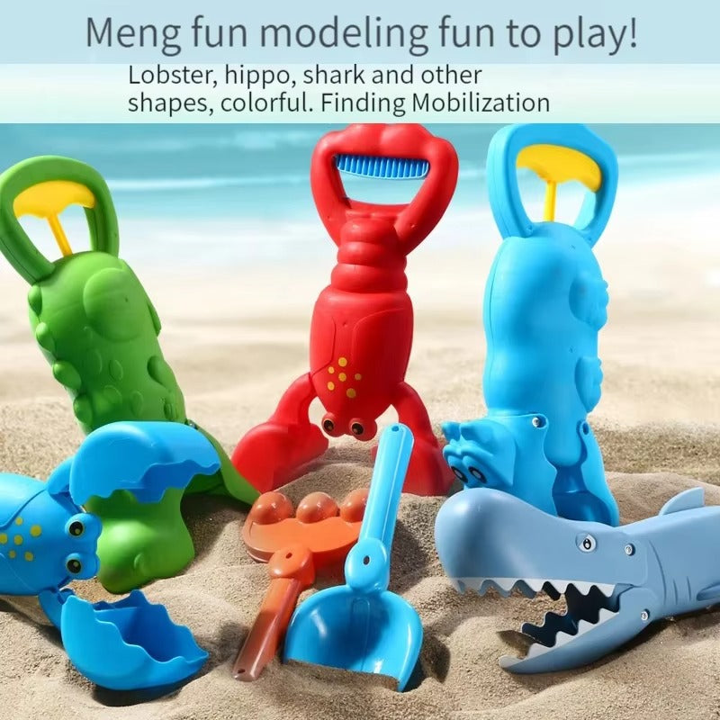 GrabbaClaw – Kinder Krabbenklaue Sandgreifer Spielzeug für Strandspaß – Ab 3 Jahren