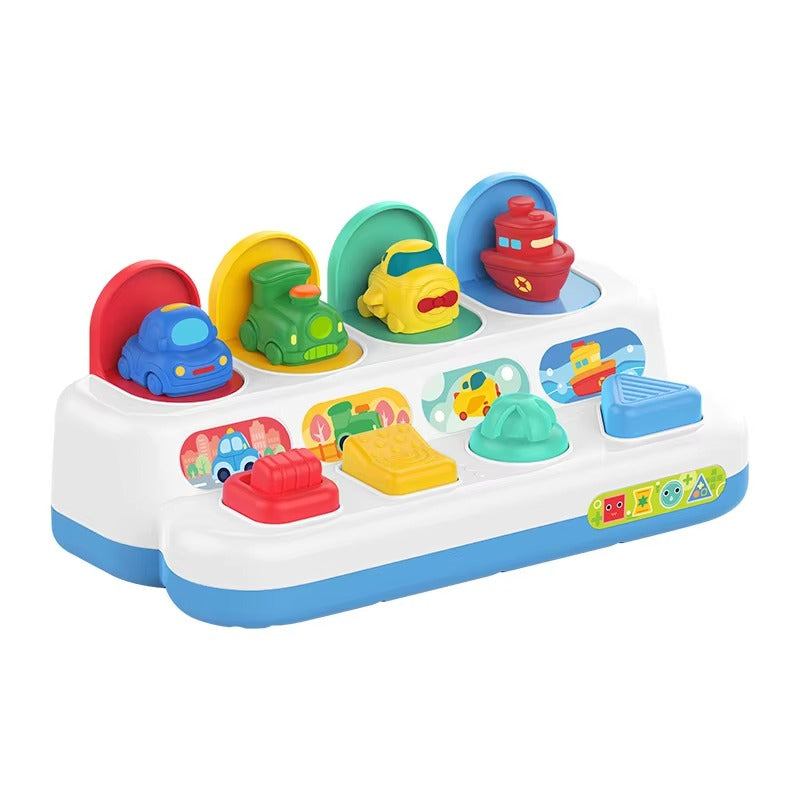 PopPress – Sensorik Drück & Pop Knopfbrett für Babys – Ab 6 Monaten