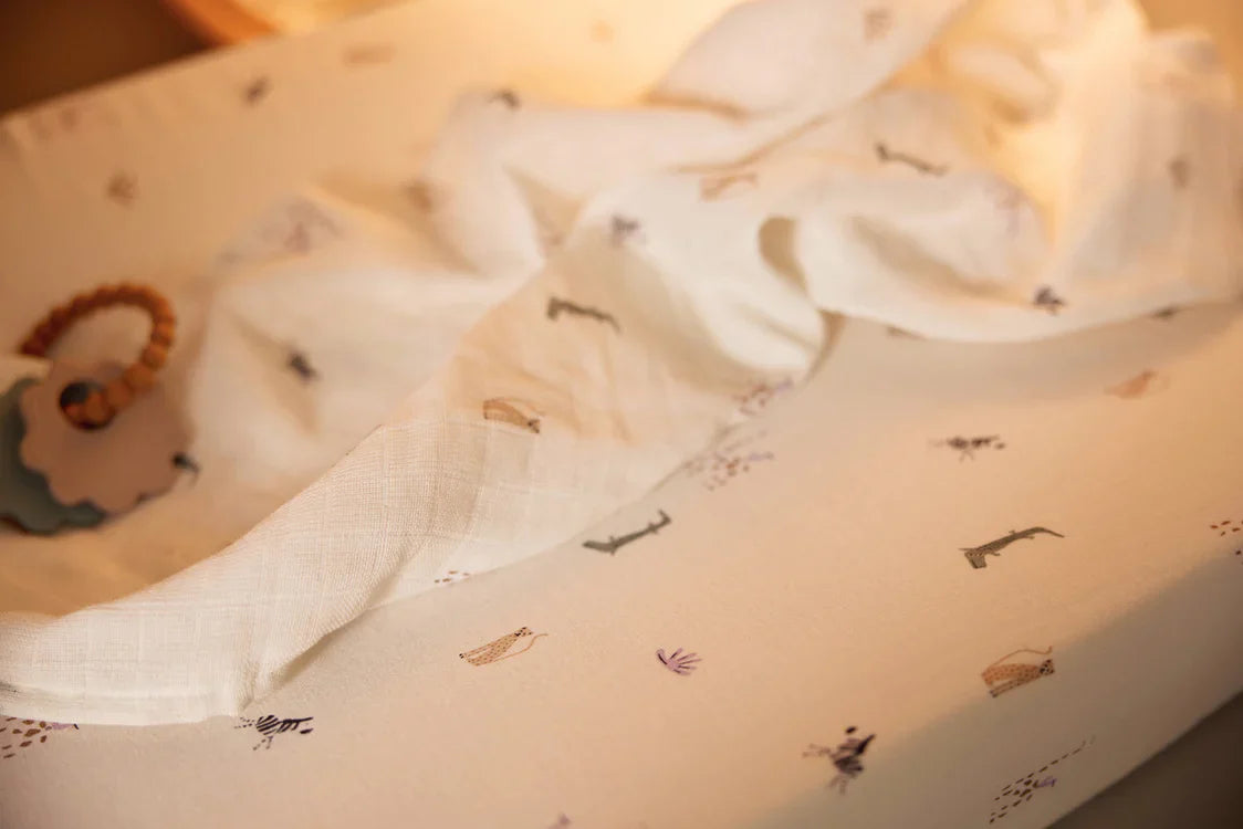 Changing Mat Cover - Jungle Jambo - (50 x 70 cm)