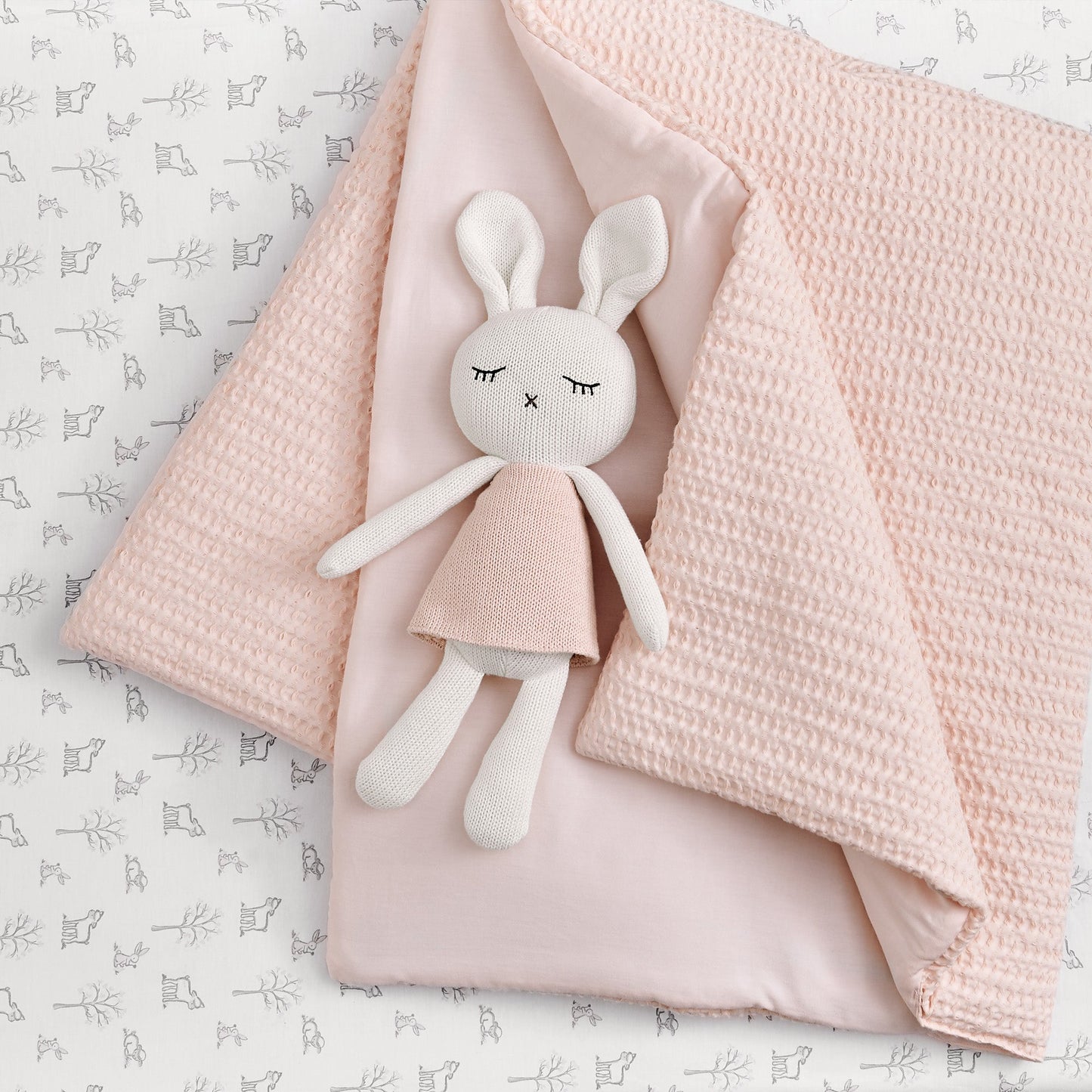 4-delige babybeddengoedset