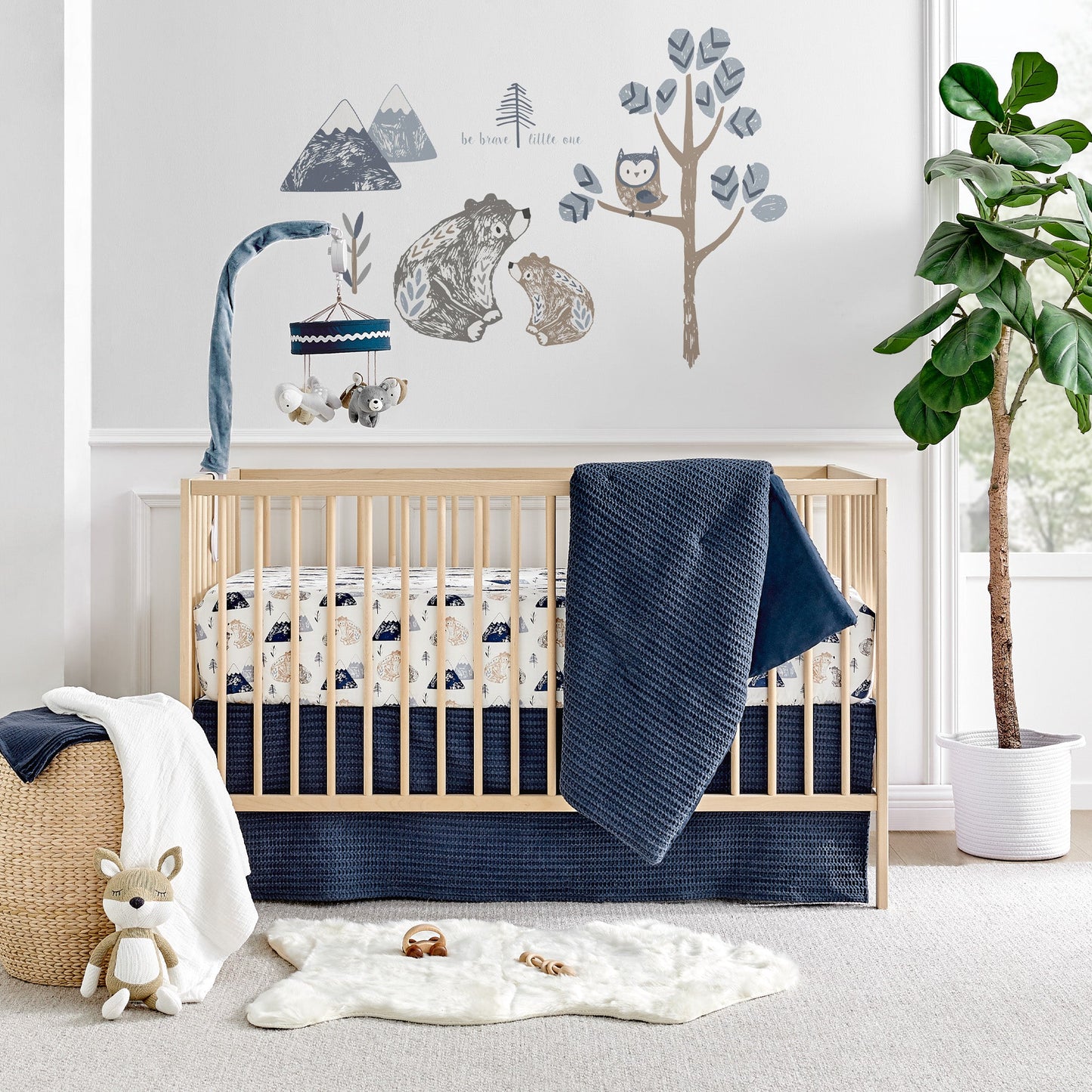 4-delige babybeddengoedset