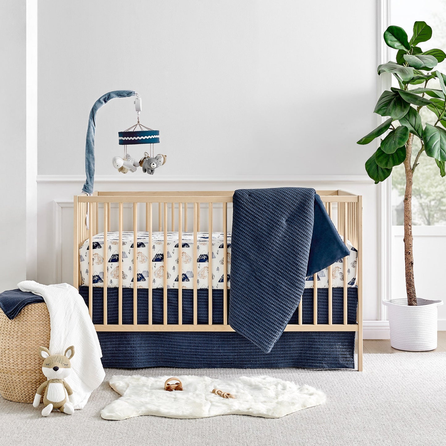 4-delige babybeddengoedset