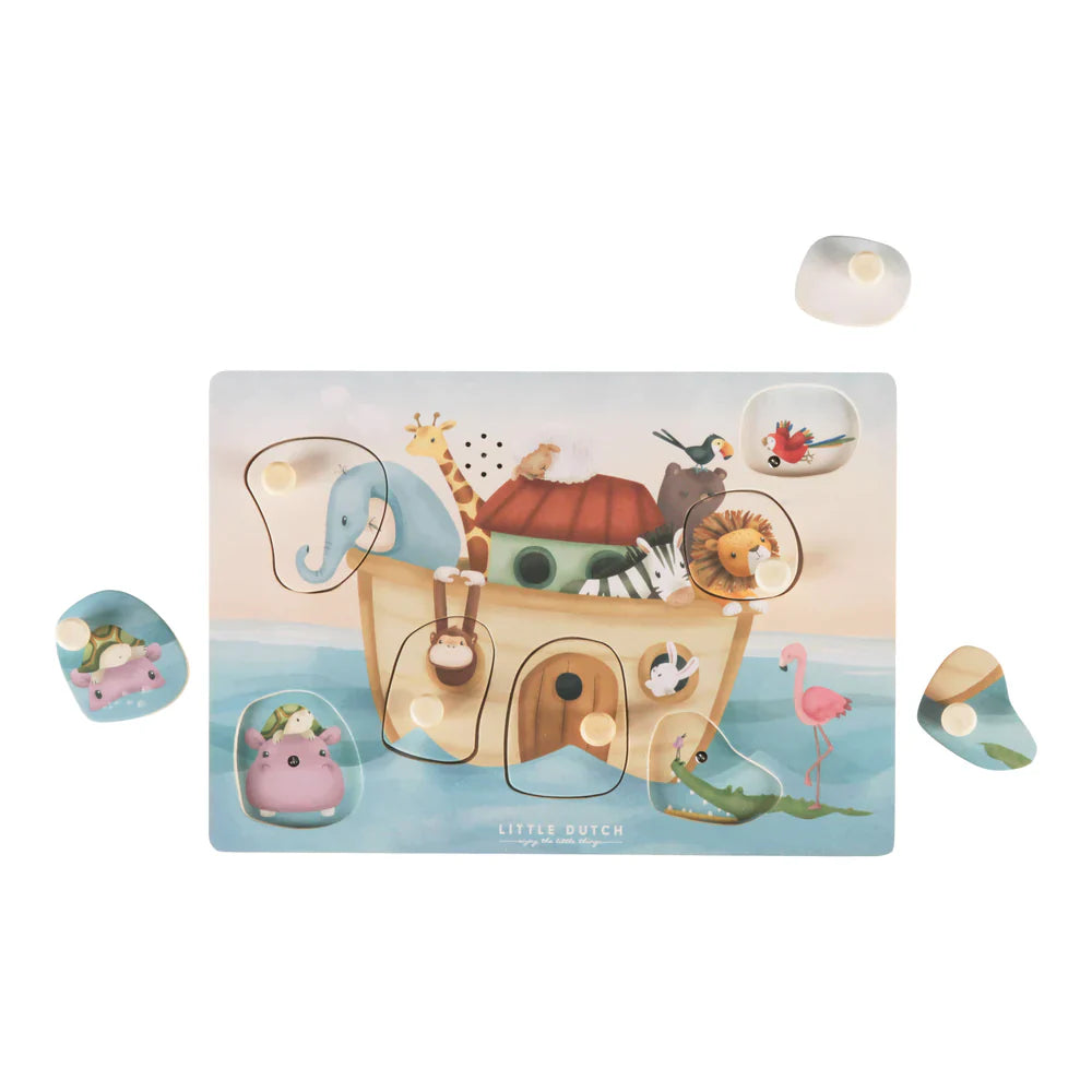 Houten klankpuzzel - Ark van Noach