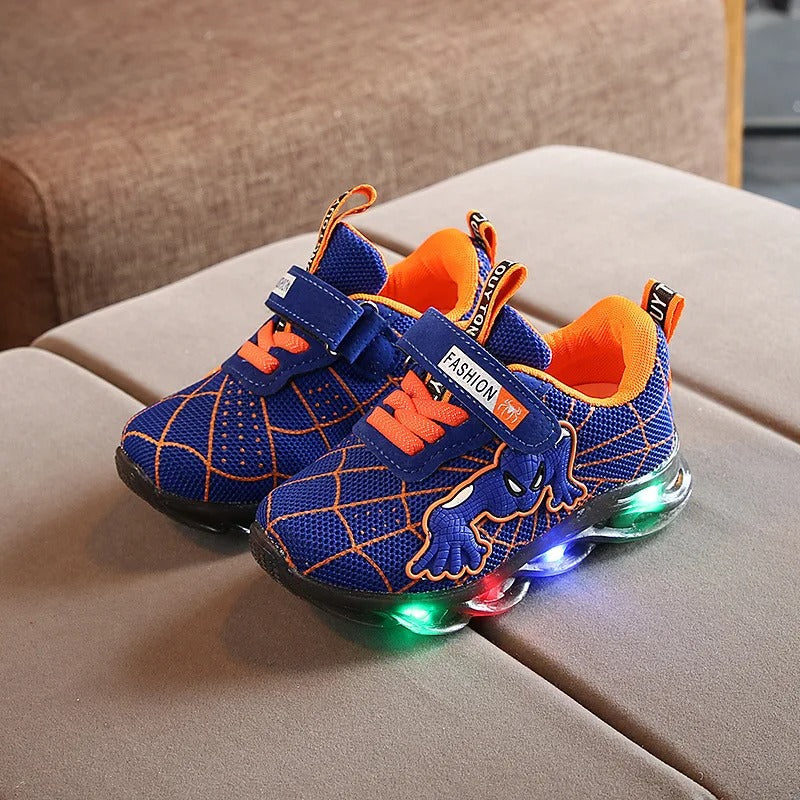 Spiderman Led Kids Shoes