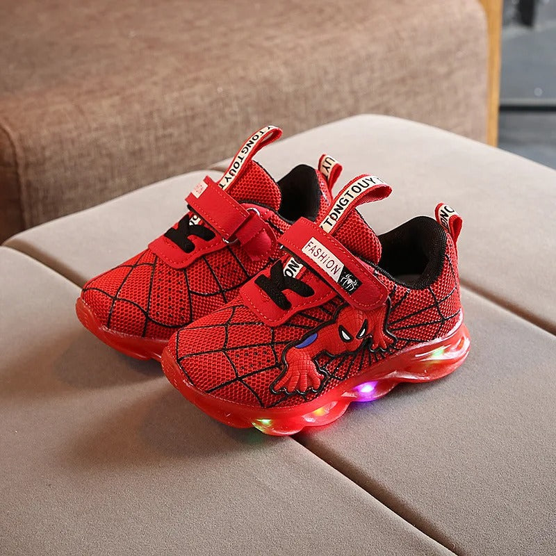 Spiderman Led Kids Shoes