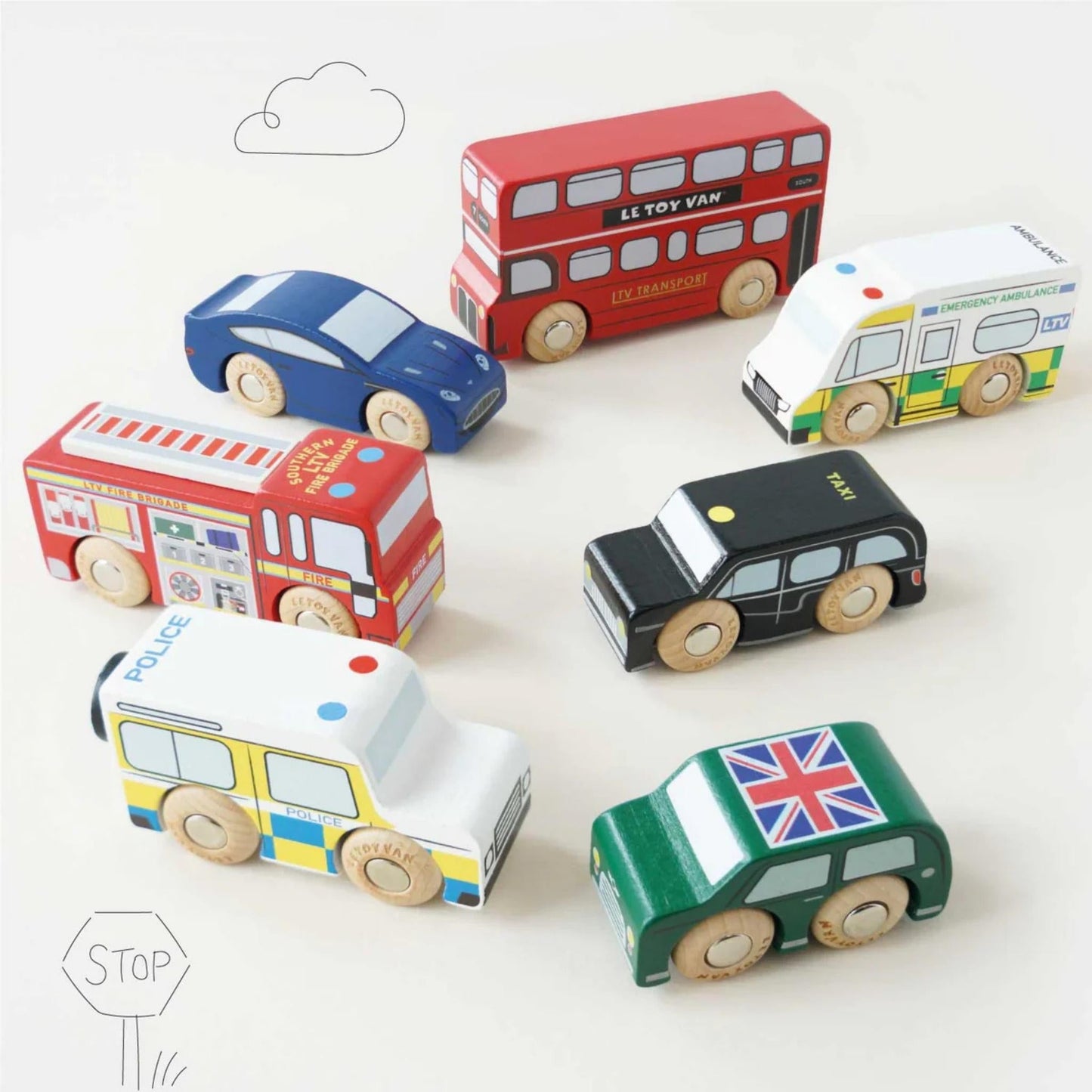 Van London Autoset 7-delig
