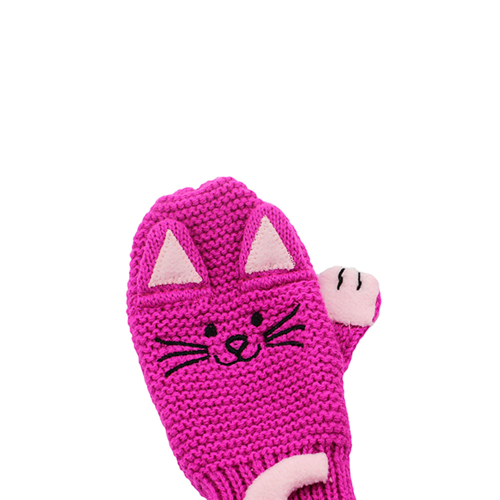 Lucky Cat gebreide wanten