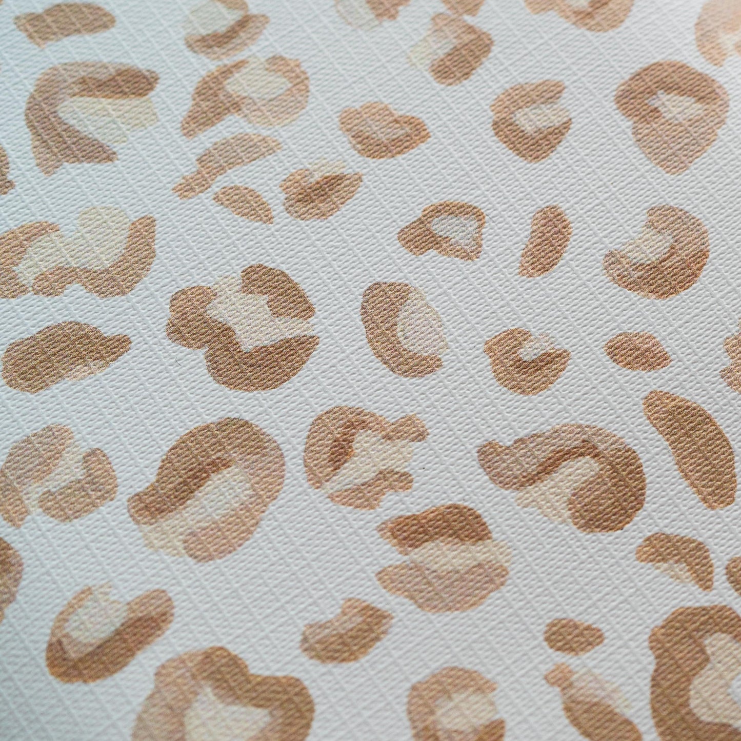 Basket Changing Mat - Beige Leopard