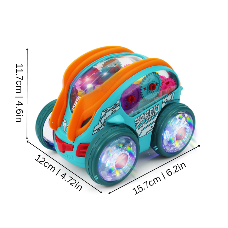 LightWheels - Transparentes leuchtendes Spielzeugauto für Kinder