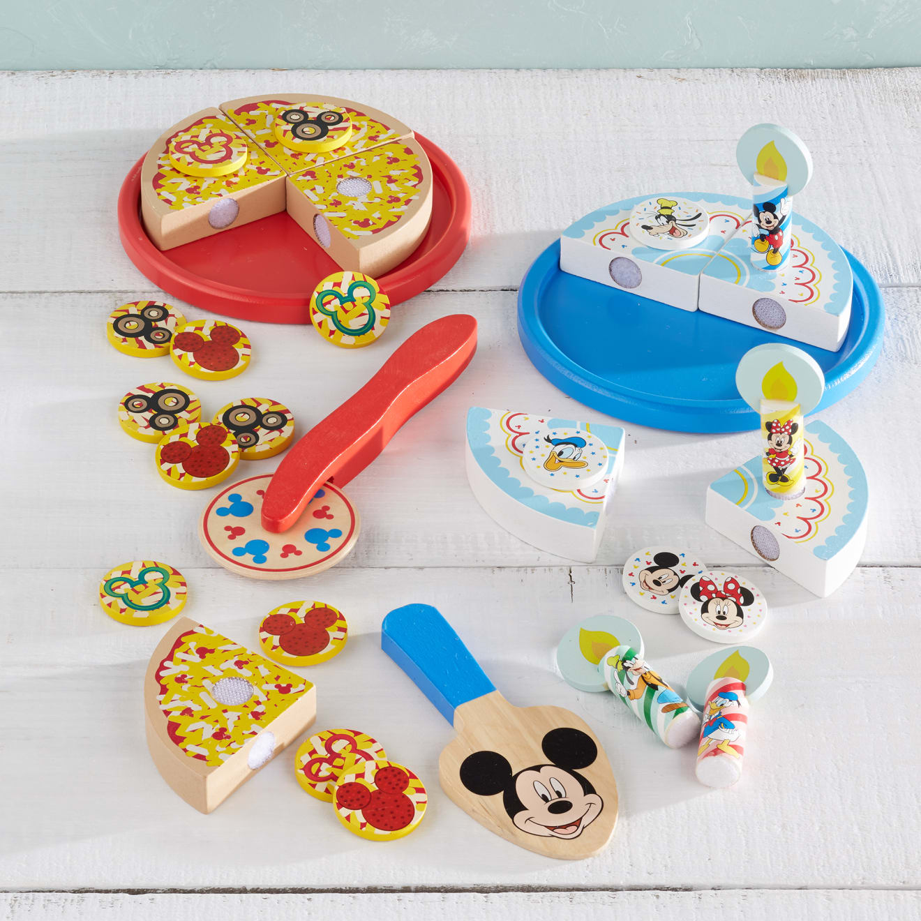 Mickey Mouse Pizza & Taart