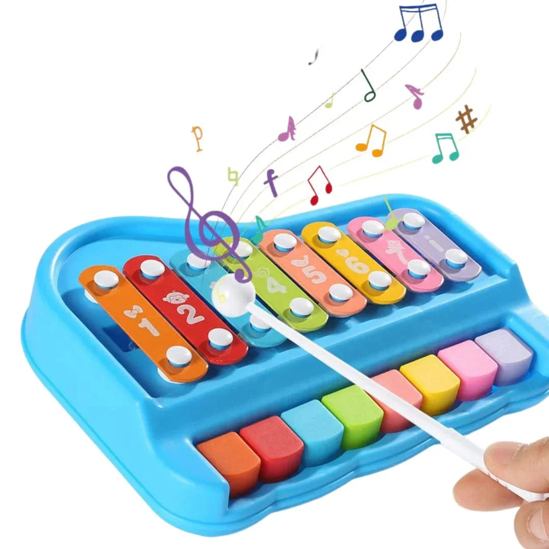 MiniMelody – Kinder Xylophon & Piano Spielset 1+