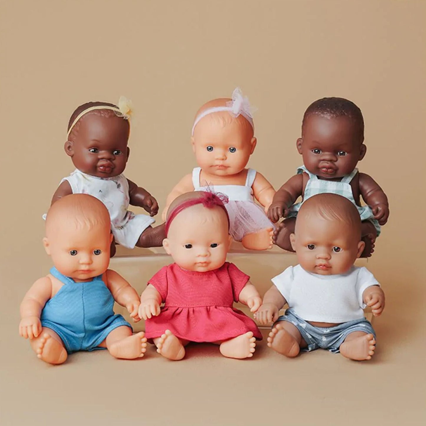 Afrikaanse babymeisjespop