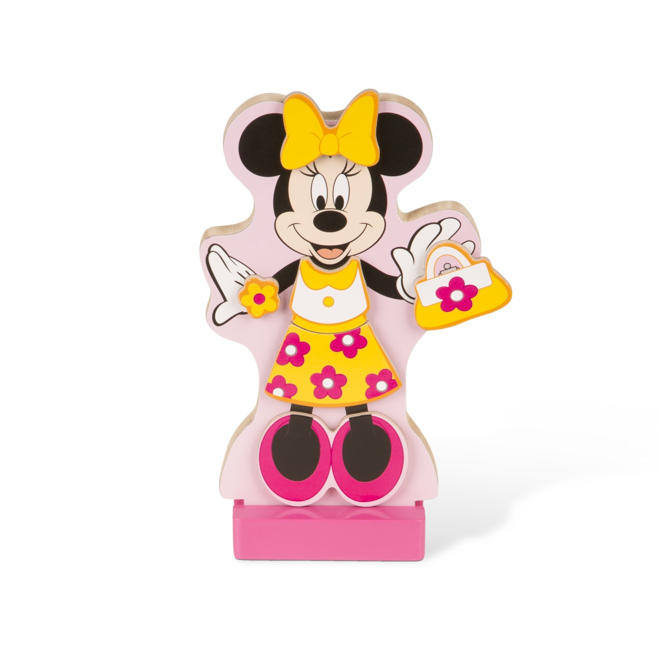 Disney Minnie Houten Magnetische Aankleedpop