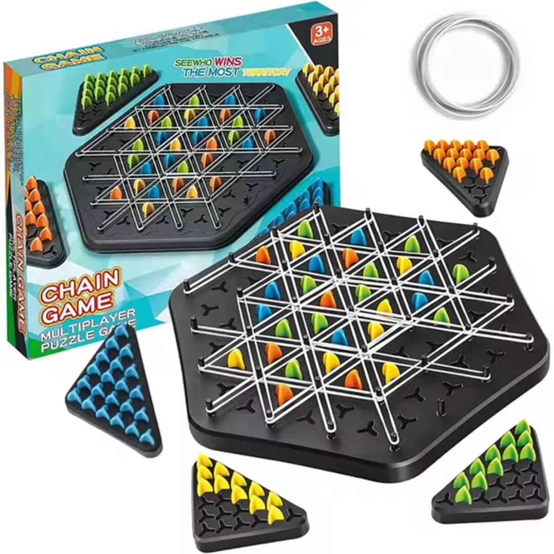 ChainGame - Kettendreieck-Schach Familienbrett-Spaßspiel