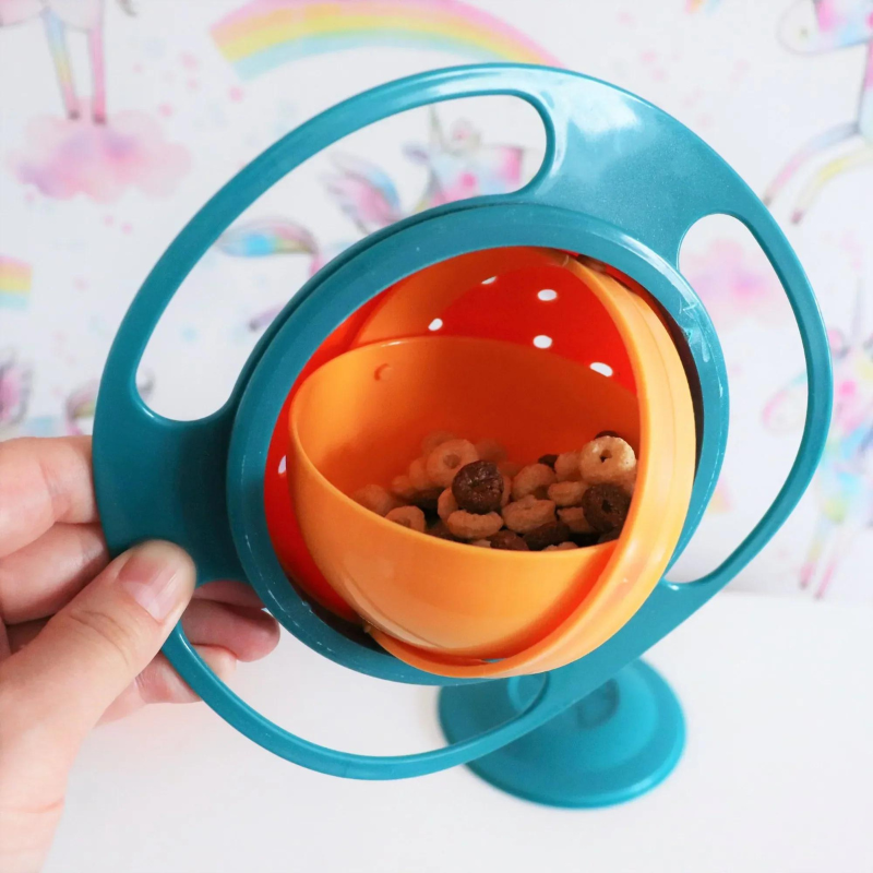 SnackEase- 360° drehbare Baby-Schüssel