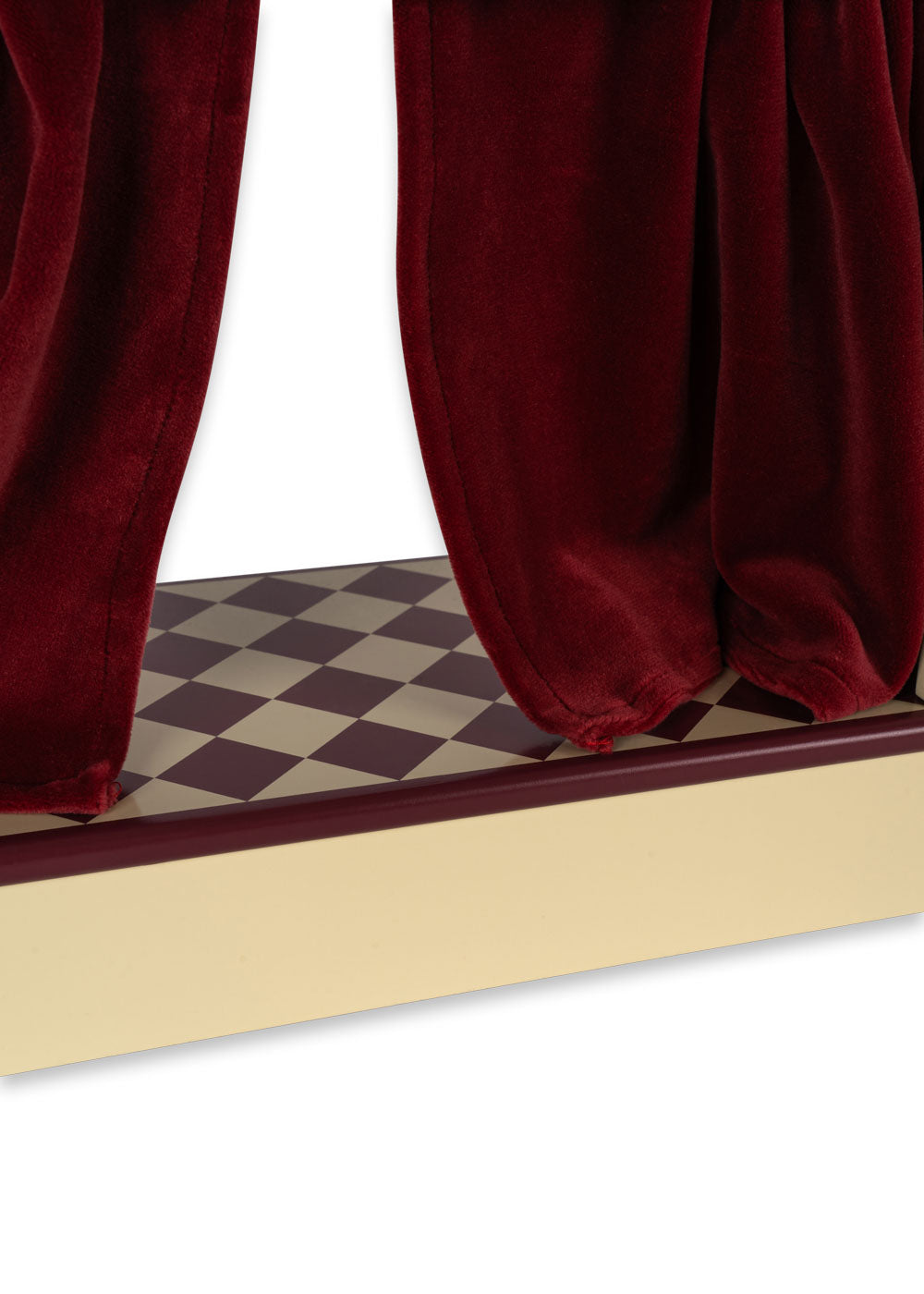 HOUTEN POPPENKAST FSC - GEDROOGDE SALIE