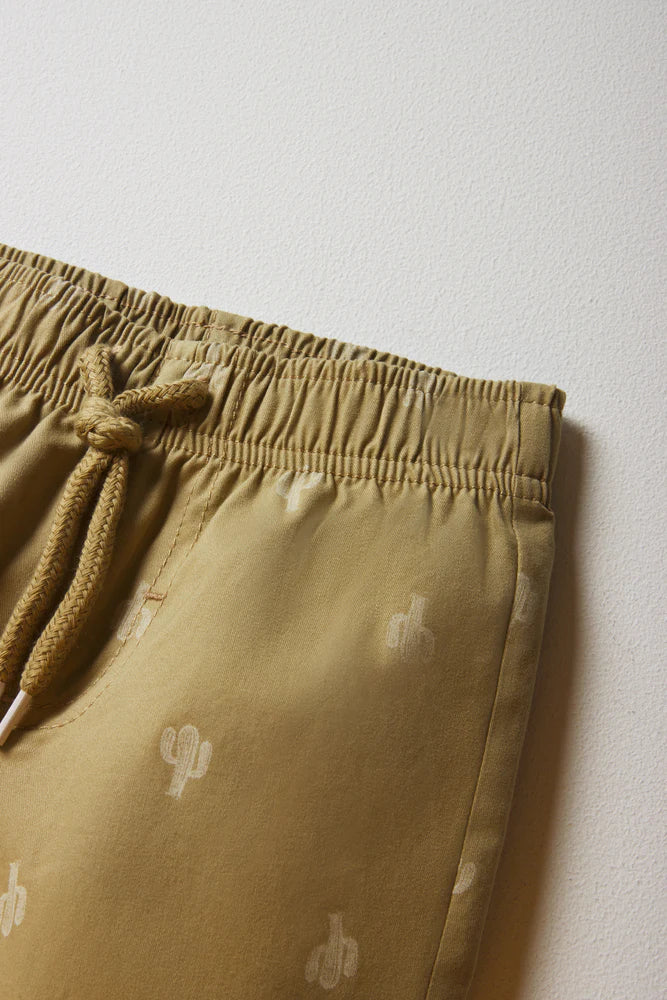 2 Pack Shorts Blue & Natural