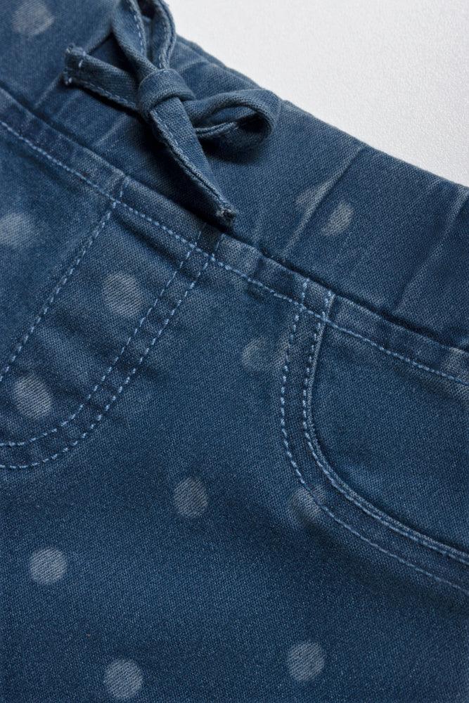 Denim Shorts Blauw