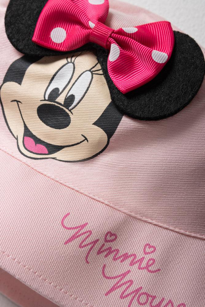 Różowy kapelusz typu bucket z Myszką Minnie