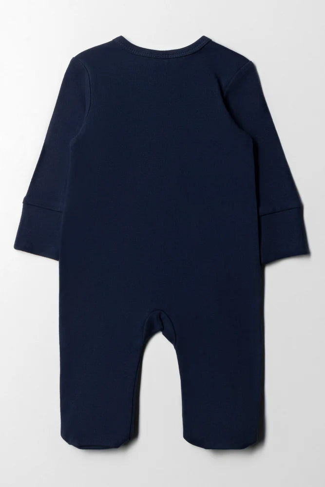 Interlock Babygrow Plain Zip Thru