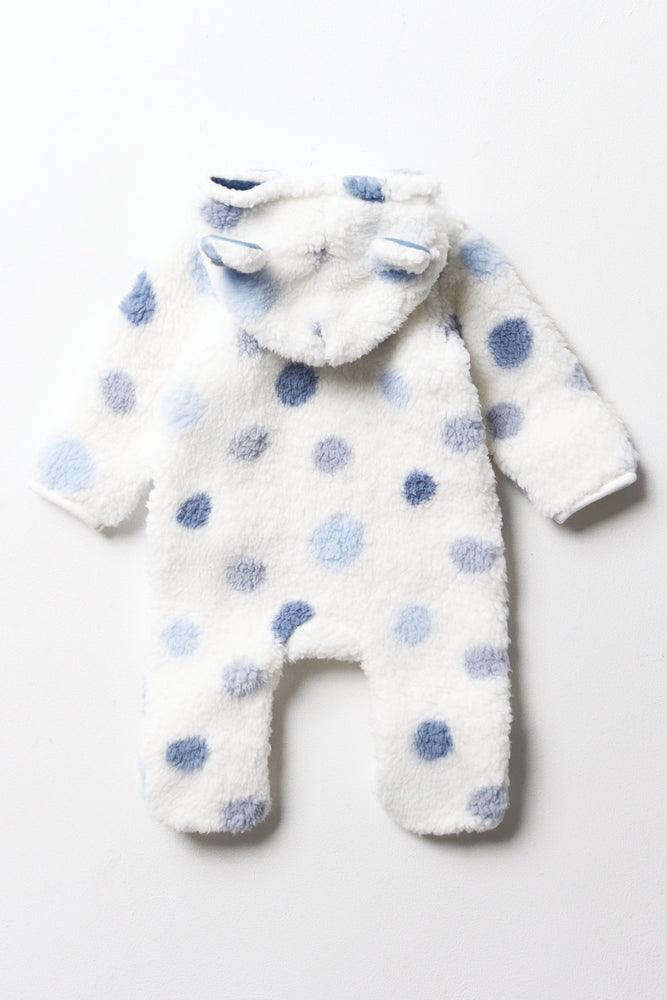 Spot Sherpa Babygrow Blue