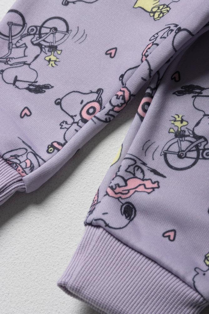 Snoopy Aop Trackpant Lilac