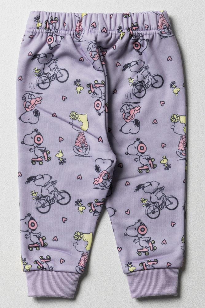 Snoopy Aop Trackpant Lilac