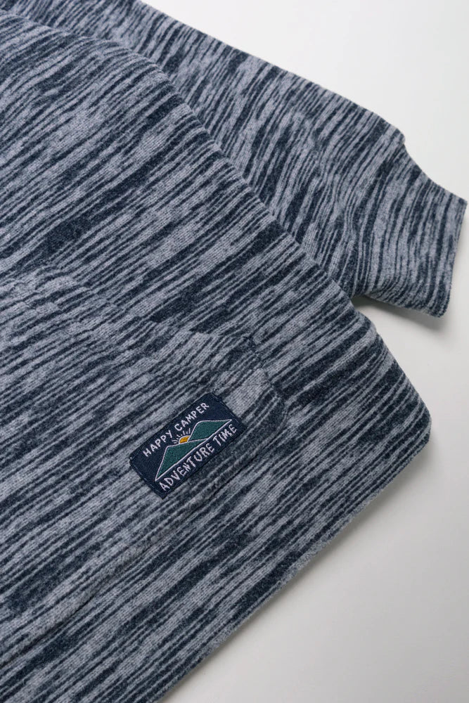 Bluza z kapturem granatowa