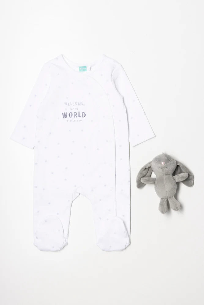 Star Babypakje Met Speelgoed Wit