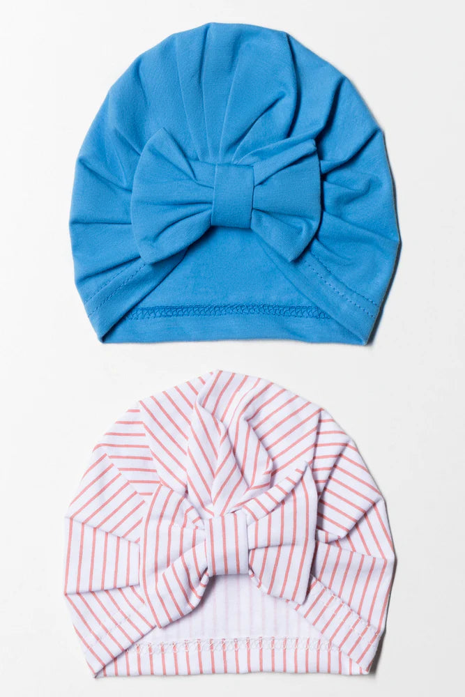 Turbans 2 Pack Blue