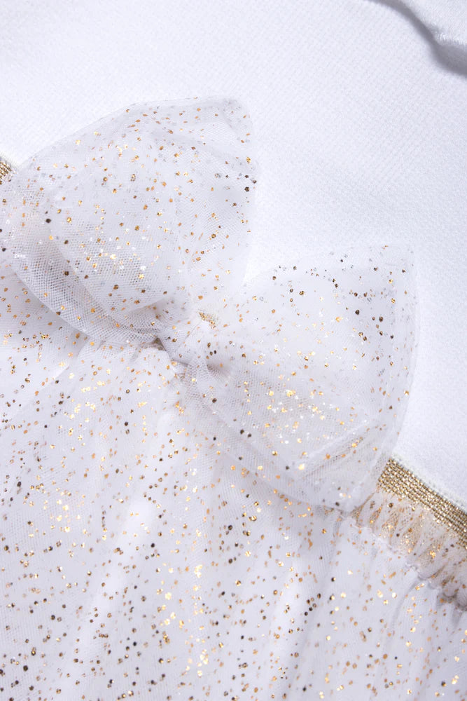 Tiered Dress White