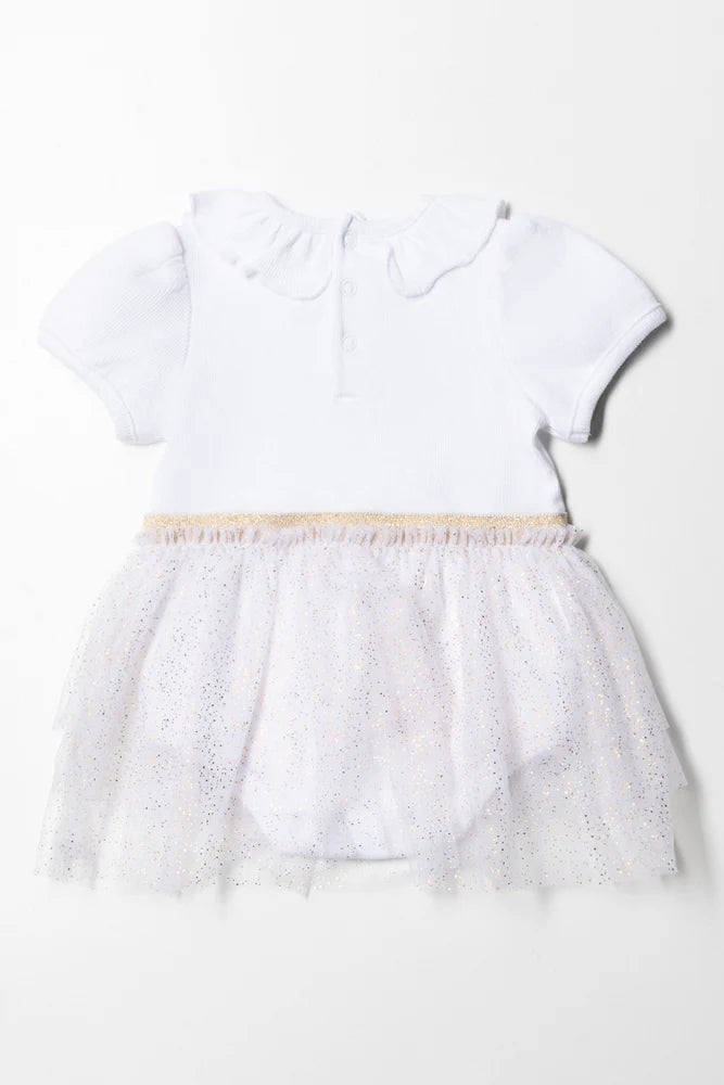 Tiered Dress White