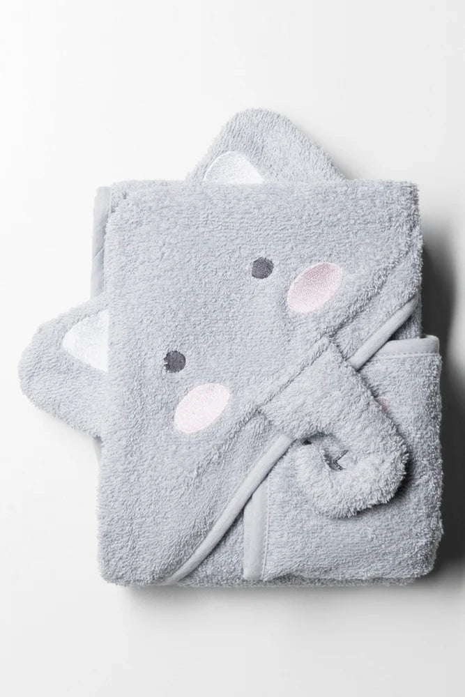 Olifant Handdoekenset Grijs