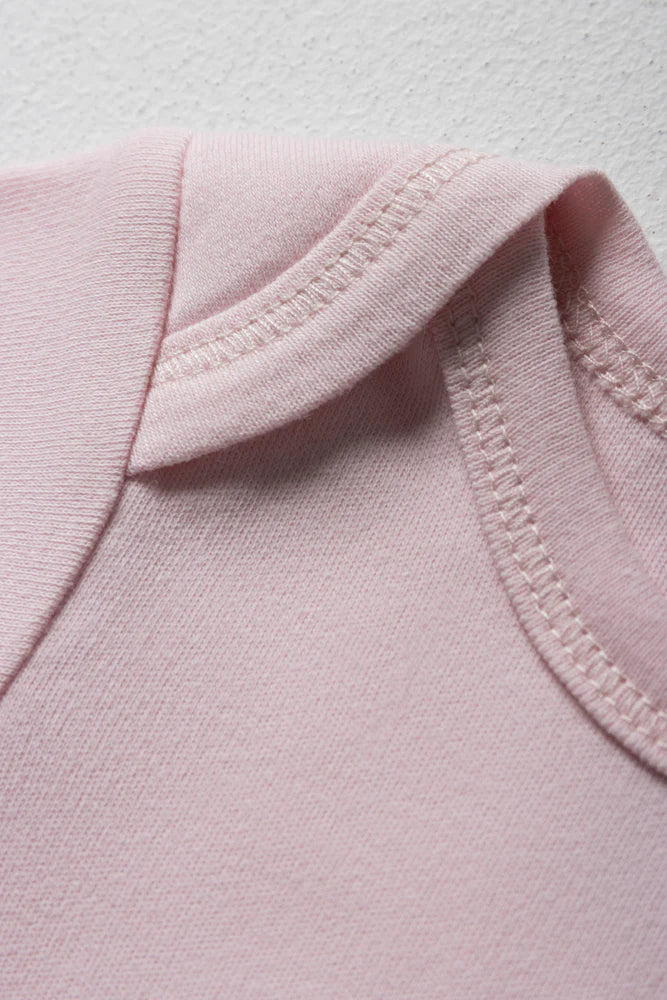Korte mouw meisjes bodyvest roze